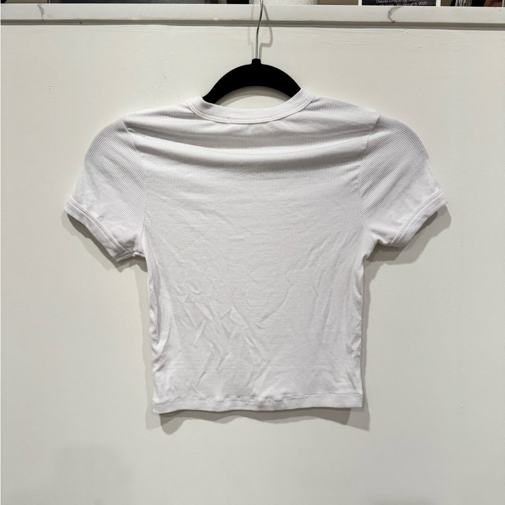 Joah brown xs short sleeve crop
